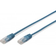 EQUIP Network cable U/UTP Cat.5e 15m Blue (EQ825438)