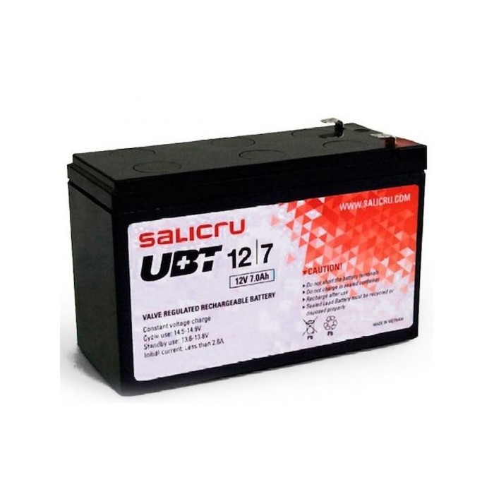 Battery for UPS SALICRU UBT 12v 6Ah (UBT 12/7)