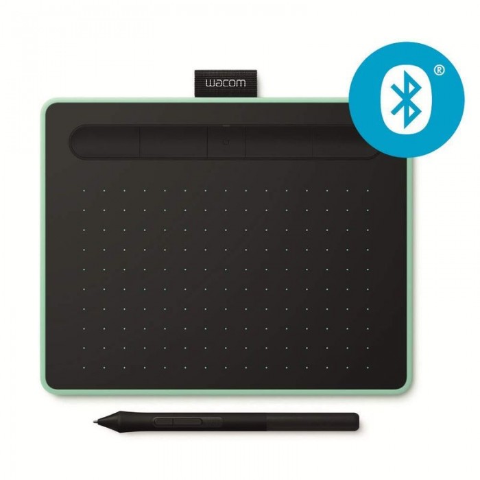 Drawing tablet WACOM Intuos S Bluetooth Green (CTL-4100WLE-S)