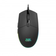 Mouse MARS Gaming USB optico 3200dpi RGB Black (MMG)