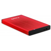 Caja HDD TOOQ 2.5" SATA USB3 Rojo (TQE-2527R)
