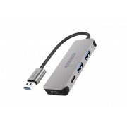 Adapter Sitecom USB-A/USB-A + Hub USB-C (CN-399)