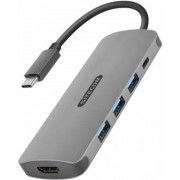 Adapter Sitecom USB-C/HDMI + PD + 3USB3.0 (CN-380)