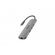 Adaptador Sitecom USB-C/Multiport + PD (CN-382)