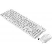 Kb+Mouse Logitech MK295 Wireless White Crudo (920-009822)