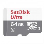 SANDISK Micro SDXC 64Gb+Adaptador C10 (SDSQUNR-064G-GN3MA)