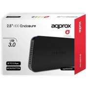 HDD Enclosure APPROX 2.5" Sata USB3 Black (APPHDD06BK)
