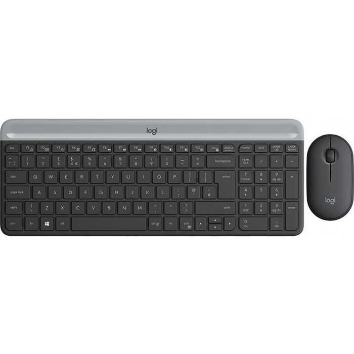 Keyboard and Mouse LOGITECH MK470 Slim Wireless (920-009198)
