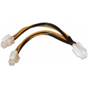 Cable AISENS Alimentación 4PIN/H-4PIN/M 15cm (A131-0166)