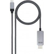 Cable Nanocable Usb-C/M a HDMI/M 1.8m Negro (10.15.5102)