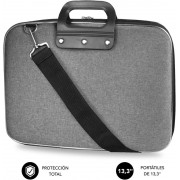 Briefcase SUBBLIM Eva PL 13.3" Grey (EVA0015)