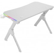 Table Mars Gaming 110x60x75 RGB white (MGDRGBW)