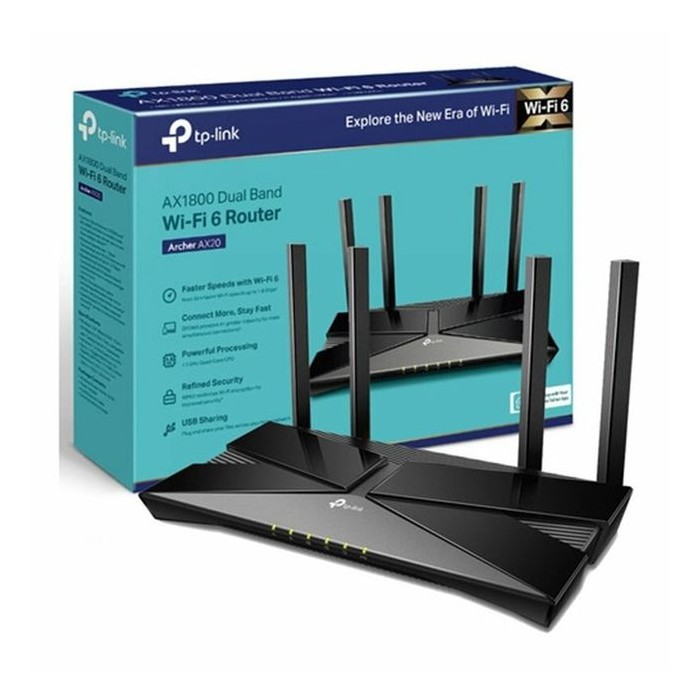 Router TP-Link AX1800 Dual Band WIFI 6 (EX220)