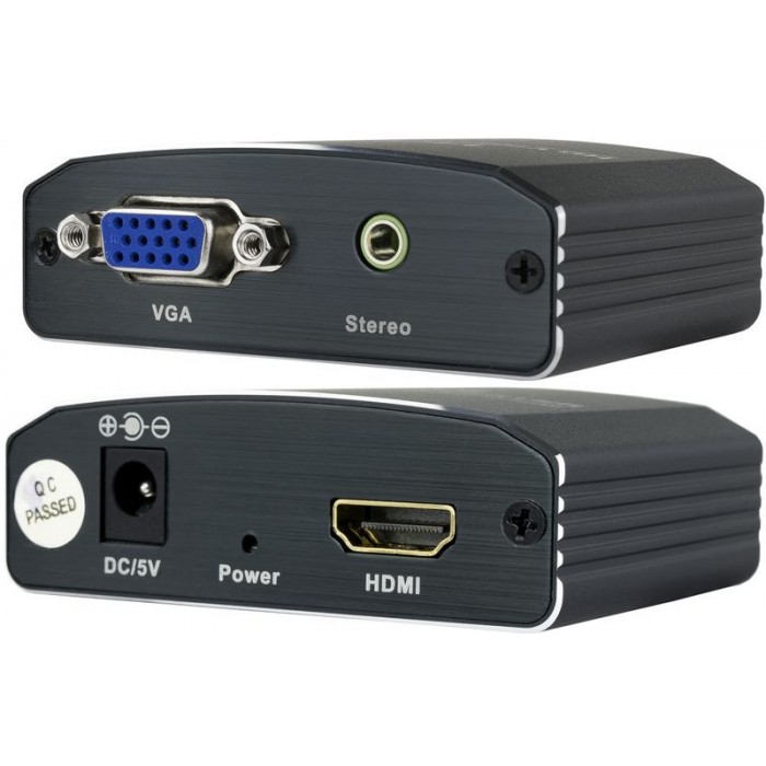 Nanocable SVGA+Audio a HDMI black 1.0m (10.16.2101-BK)