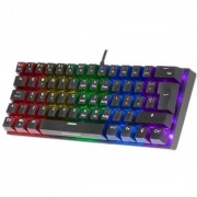 Keyboard Mars Gaming RGB mechanical switch blue, black (MK60BES)