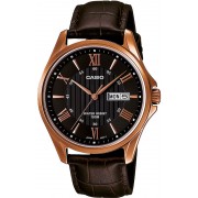 Casio Men 47mm Gold Analog Watch (MTP-1384L-1AVEF)