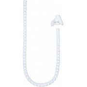 Nanocable Flexible cable organiser 1m white (10.36.0001-W)