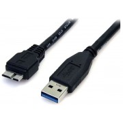 Nanocable USB3 A/M-Micro B/M Negro 1.0M(10.01.1101-BK)