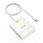 ID card reader AISENS DNIe USB2.0 White (ASCR-SN07-W)