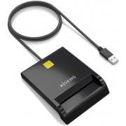ID card reader AISENS DNIe USB2.0 Black (ASCR-SN06-BK)