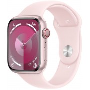 Apple Watch S9 45mm GPS CELL Sport Rosa (MRML3QL/A)