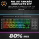 Keyboard Gaming G-LAB Usb RGB (KEYZ-CAESIUMTKL/SP)