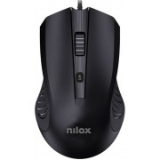 Mouse NILOX Usb 2400dpi 4buttons Black (MOUSB1013)
