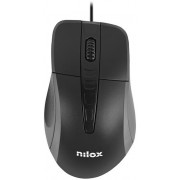 Mouse NILOX Usb 1200dpi Black (MOUSB1011)