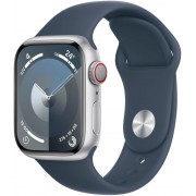 Apple Watch S9 GPS 4G 41mm Silver Correa Blue (MRHW3QL/A)