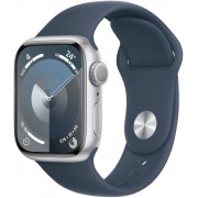 Apple Watch S9 GPS 41mm Plata Correa Azul (MR903QL/A)