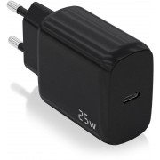 USB wall charger AISENS 1xUSB-C 25W Black (A110-0757)