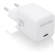 USB wall charger AISENS GaN 35W USB-C (ASCH-35W1P016-W)