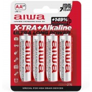 Pack 4 Batteries Aiwa AA LR6 alkaline 1.5V (AB-AALR6/4)