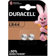 Pack 2 Button Cells Durracell 1.5V (LR44)
