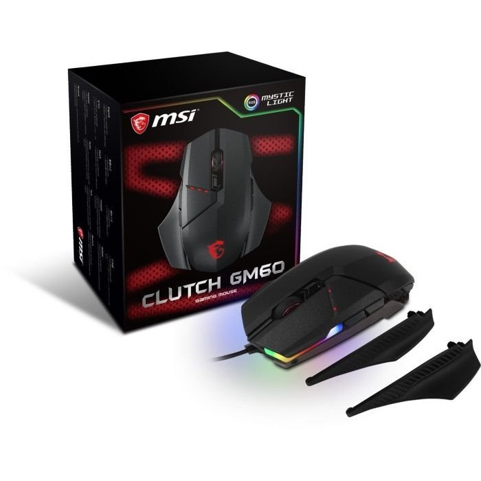 Mouse MSI Gaming Clutch GM60 Black (S12-0401470-D22)
