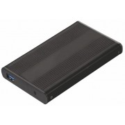 Caja HDD TOOQ 2.5" Sata USB3.0 Negra (TQE-2524B)