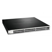 Switch D-Link 48xGbit(PoE) + 4SFP Gest. (DGS-1210-52MP)